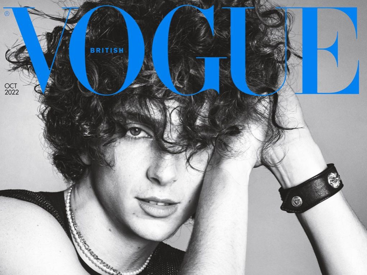 British Vogue claims Timoth e Chalamet is first solo male cover